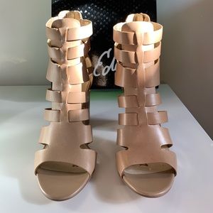 Sam Edelman Yazmine Cut Out Heeled Sandal (Size 8)